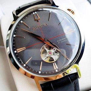 Bulova Automatic Men's Jet Silver Watch